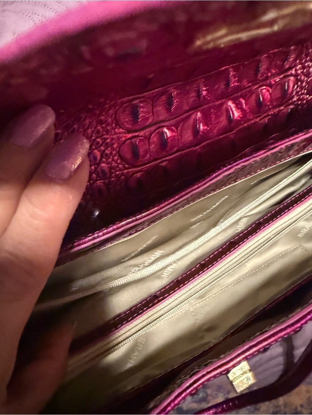 Brahmin Voltage Violet Dyan 🤩 pretty eye - Picture 2 of 2